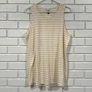 Cabi Neutral Striped Tank Top